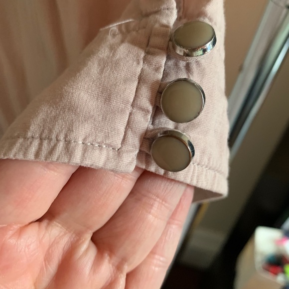 ANTILIA FEMME Cotton top with buttons - Picture 5 of 5